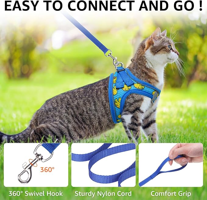 SCENEREAL Cat Harness & Leash Set Escape Proof - Image 6