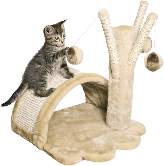 TRIXIE Tavira 15.4-in Cat Tree for Kittens, Sisal Cat Scratcher, Soft - Image 2