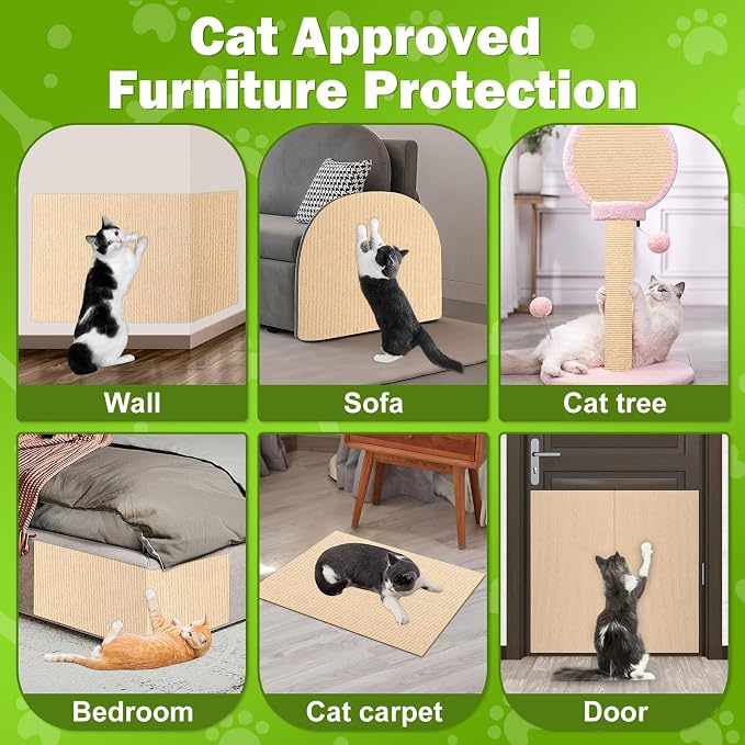 78.7"x15.8" Large Couch Protector from Cat Claws, Anti Scratch Furniture - Image 8