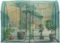 Poray Large Tunnel 8.2'x4' Plant Netting Cover, 6FT Tall Crop Cage Tomato by porayhut