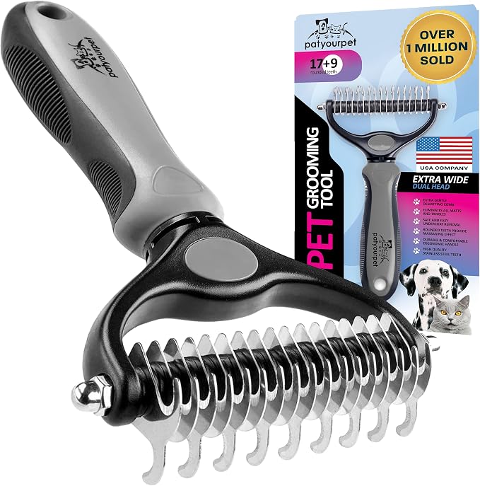 Pat Your Pet Deshedding Dog Brush by Pat+Your+Pet