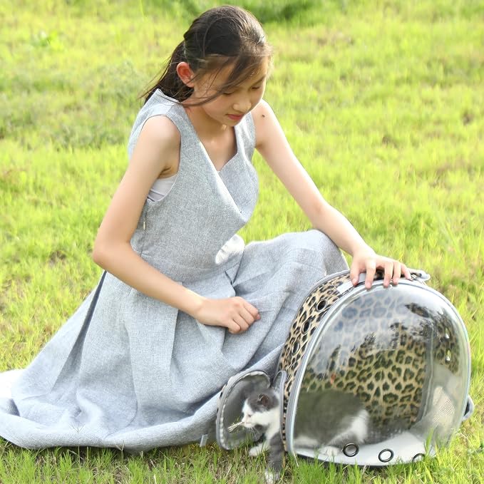 Cat Backpack Carrier Back Expandable Bubble Pet Carrier Backpack - Image 6