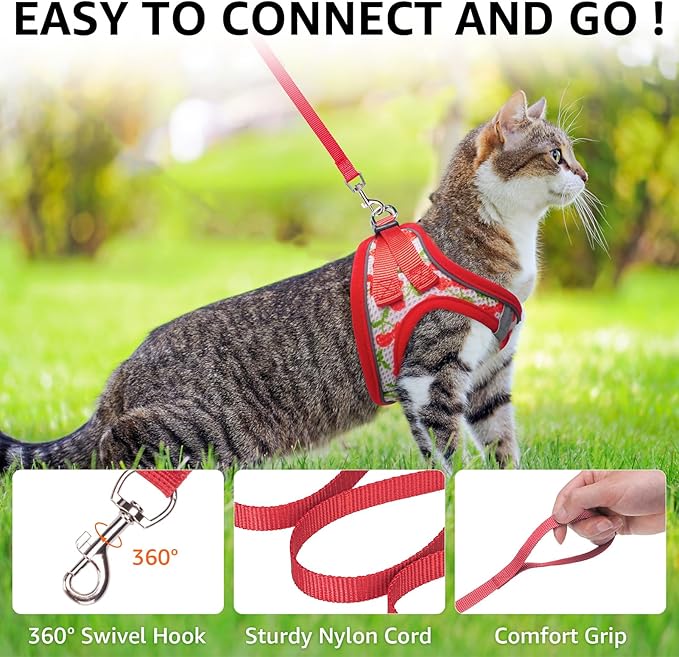 SCENEREAL Cat Harness & Leash Set Escape Proof - Image 6