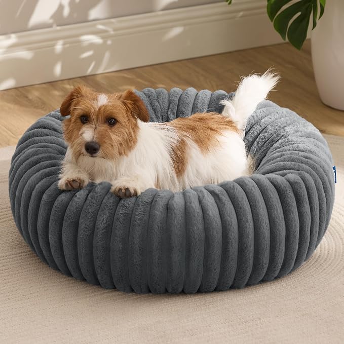 Bedsure ComfyFleece™ Donut Small Dog Bed by BEDSURE