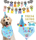 Dog Birthday Decorations, Puppy Birthday Party Outfits, Birthday Hat, Bow Tie by Agirlvct