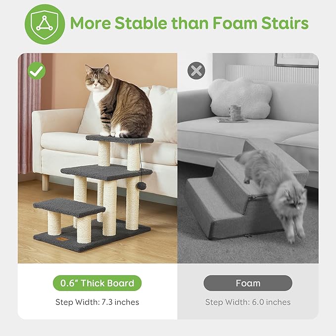 Pawque Dog Stairs & Cat Scratching Post Pet Steps - Image 4