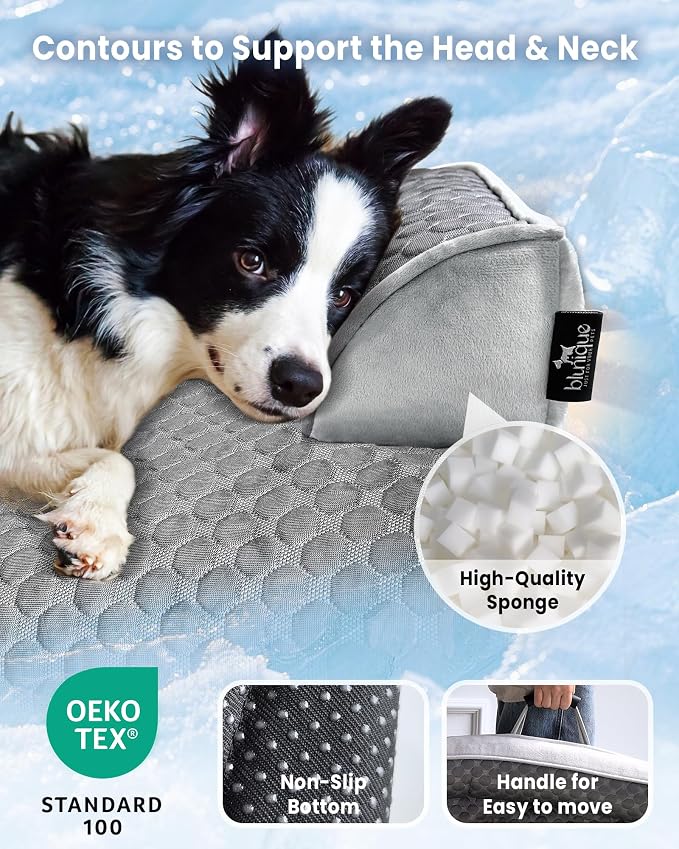 XL Cooling Dog Bed – 45 x 37 inch Waterproof Couch Cover - Image 5