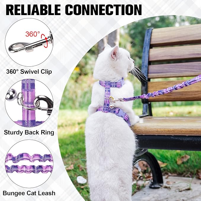 BEAUTYZOO Cat Harness and Leash Set Escape Proof - Image 2