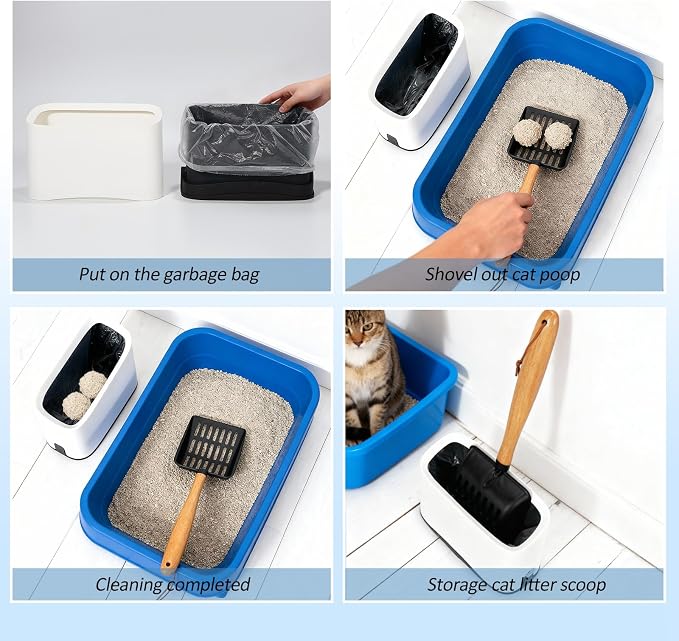 Cat Litter Scoop, Metal Litter Scoop, Heavy Duty Metal Cat Scooper - Image 5