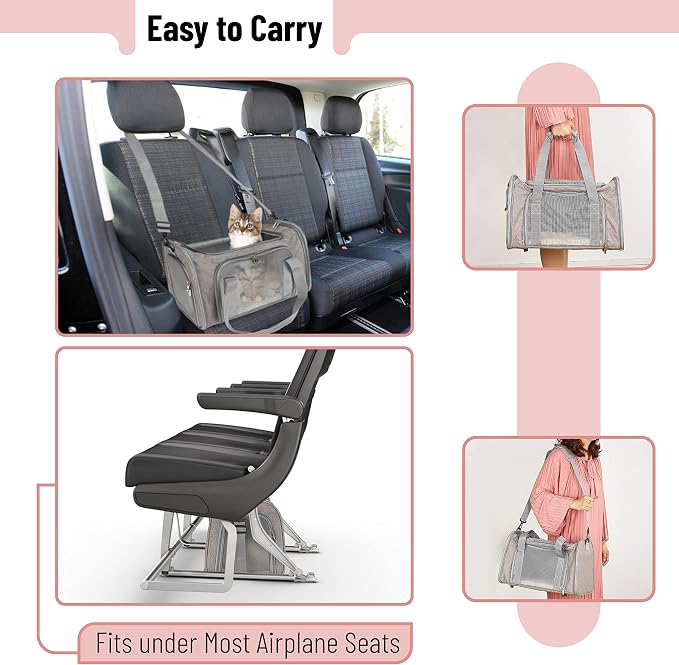 Mr. Pen- Pet Carrier, Cat Carrier, Dog Carrier, Cat Bag Carrier, Cat Travel - Image 5