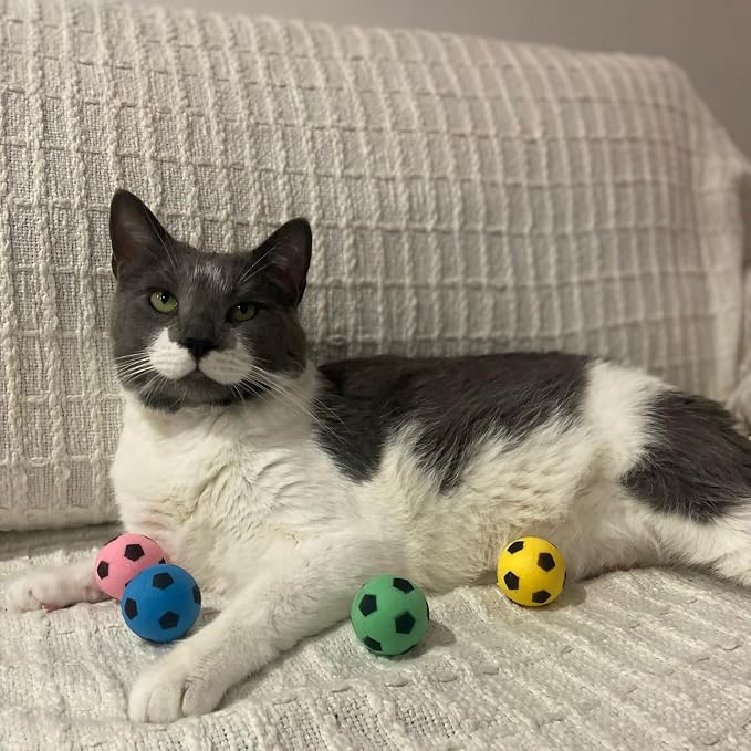 SPOT Sponge Soccer Ball Cat Toys - Image 10