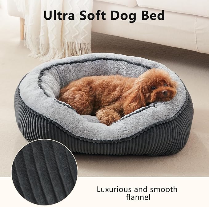 SIWA MARY Small Dog Beds for Small Dogs Washable, Rectangle Dog Bed Medium Size - Image 4