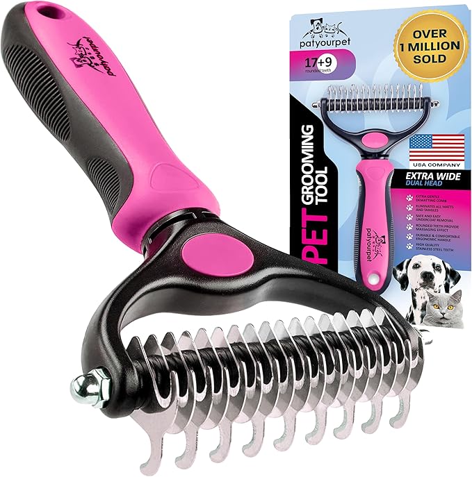 Pat Your Pet Deshedding Dog Brush by Pat+Your+Pet