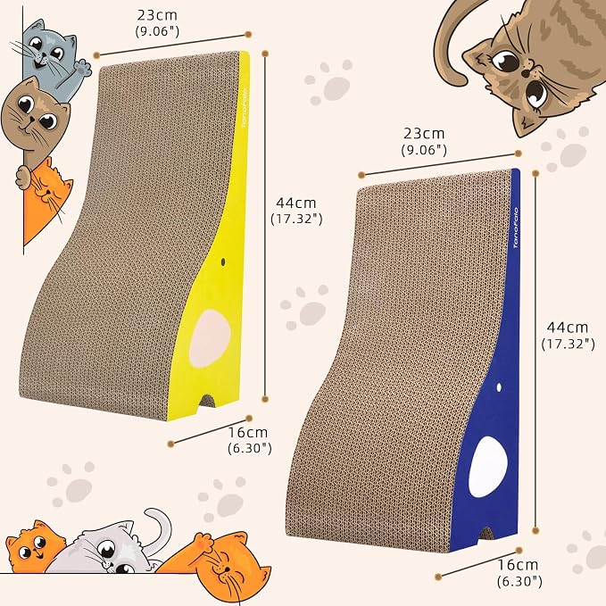 Cat Scratching Board Cat Scratcher Elephant Shape Cat Scratch Pad, TanoFalo - Image 5