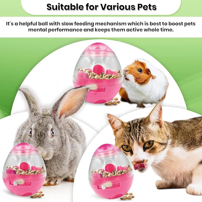 SunGrow Puppy, Small Dog Breeds, and Pocket Pet Treat Ball, Boredom Buster Ends - Image 4