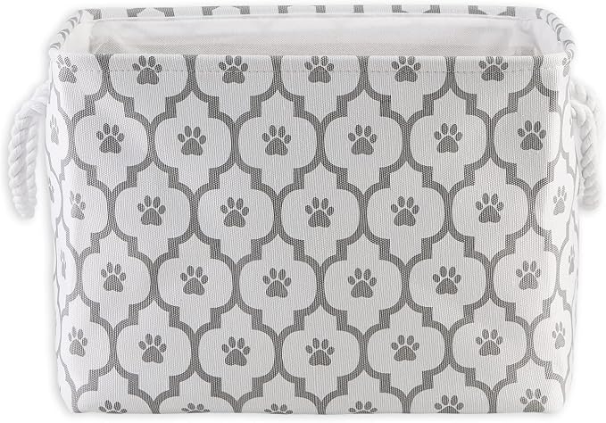 Bone Dry Pet Storage Collection Lattice Paw Print, Medium Rectangle - Image 2