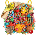 Bird Toys, Parakeet Toys Bird Foraging Toys Grass Mat Climbing Wall by YIXUND