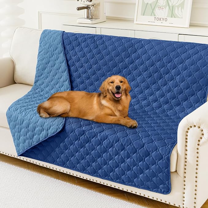 Smiry Waterproof Dog Bed Cover Blanket, Soft Reversible Pet Blanket, Washable by Smiry