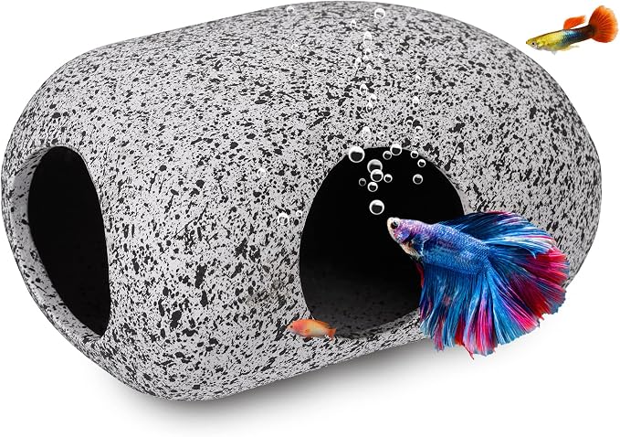 Aquarium Decorations Cave Fish Tank Accessories Rock Decor by Ameliade