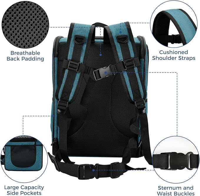 Apollo Walker Dog & Cat Carrier Backpack - Image 7