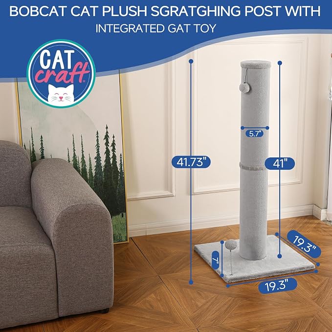 Cat Scratching Post Carpet Scratching Post 41" - Image 2