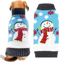 Pet Christmas Dog Sweaters Cute Animal Snowman Printed Puppy Xmas Costumes by DOGGYZSTYLE