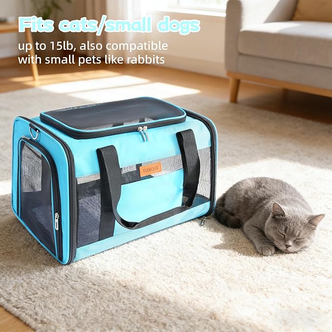 YUNIQUE Soft-Sided Cat & Dog Carrier - Image 4