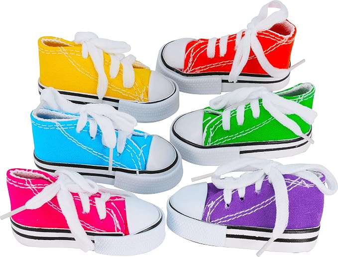 Bonka Bird Toys Pk12 Mini Sneakers 3" Long by 1.50" High by 1.25" Wide Parrot - Image 6