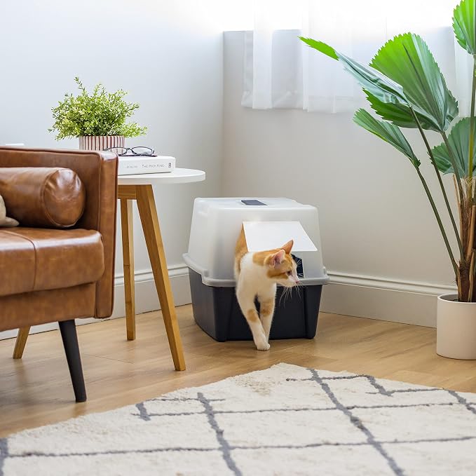 IRIS USA Cat Litter Box, Litter Box Enclosure - Image 5