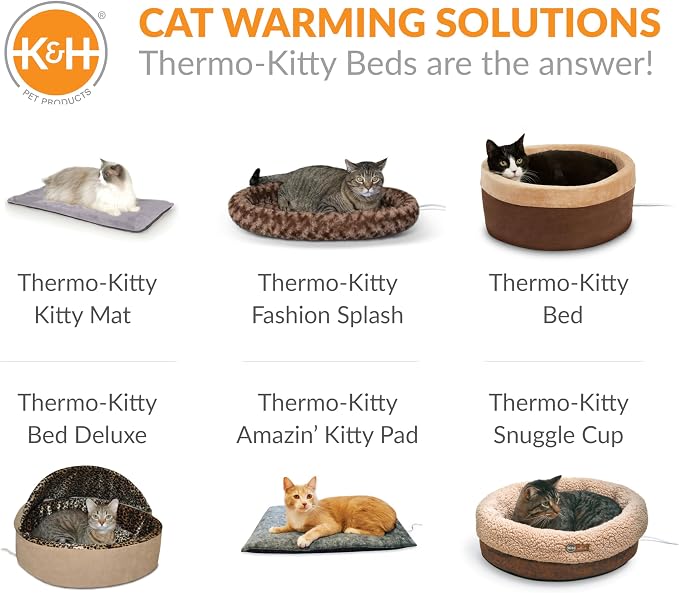 K&H Pet Products Thermo-Kitty Bed Heated Cat Beds - Image 7