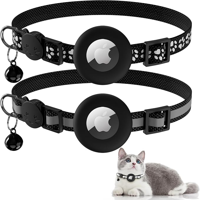Vanjua 2 Pack Airtag Cat Collar Breakaway by Vanjua