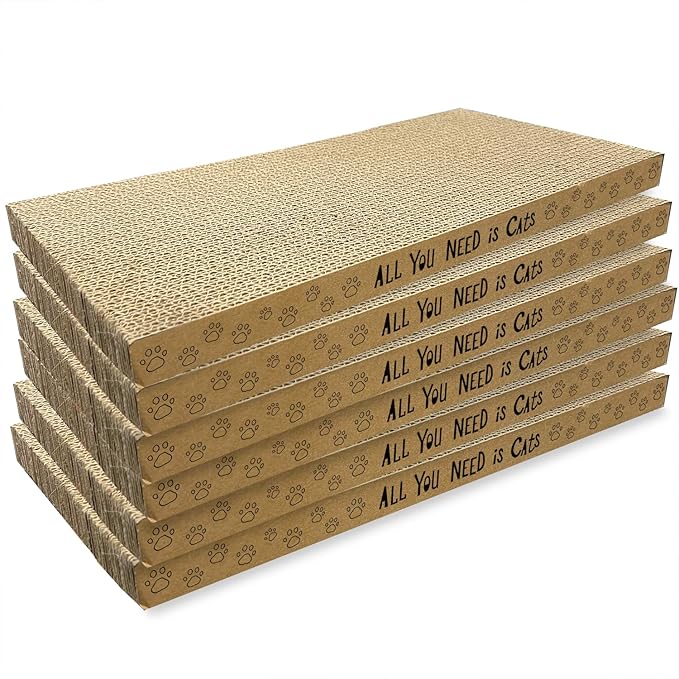 AccEncyc Cardboard Cat Scratcher Pads Cat Scratching Board by Unknown