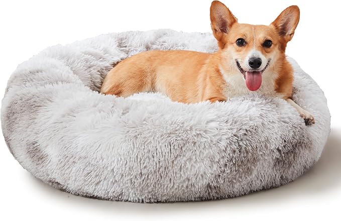 WESTERN HOME WH Calming Dog & Cat Bed, Anti-Anxiety Donut Cuddler Warming Cozy by WESTERNHOME