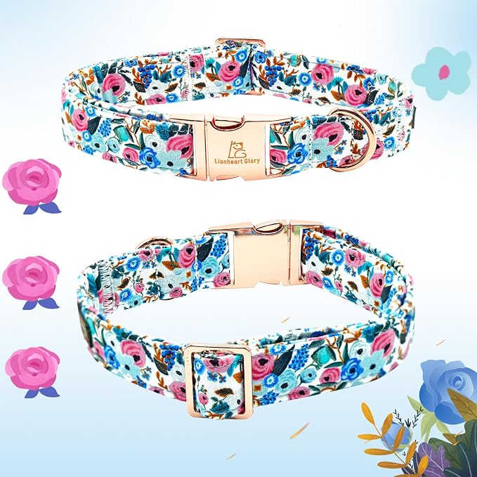 Lionheart Glory Floral Dog Collar - Image 6