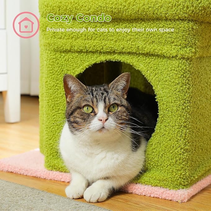 PEQULTI Cat Tree Flower Cat Tower - Image 7