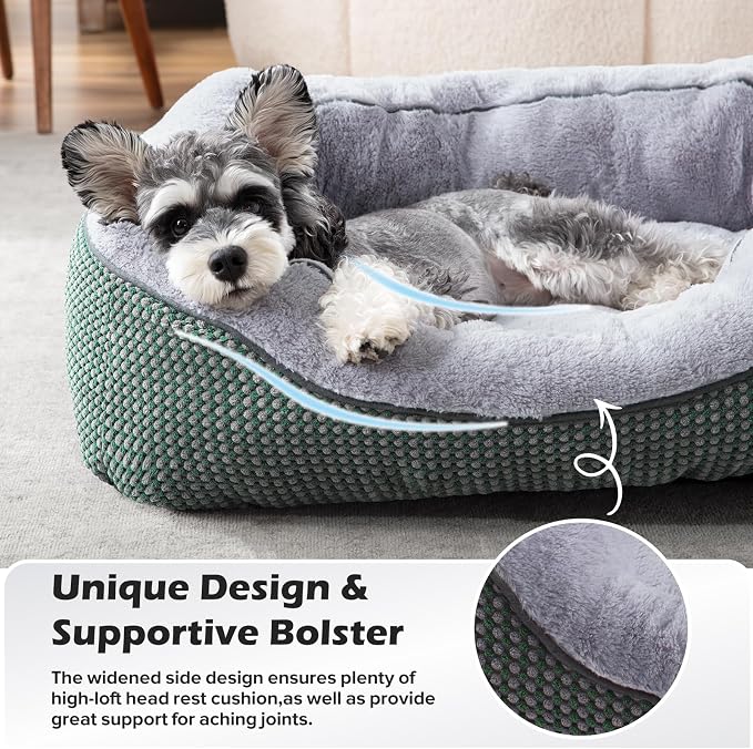 INVENHO Small Dog Bed Orthopedic Warming Soft Calming Sleeping Durable - Image 4