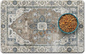 Dog Food Mats for Floors, Absorbent and Quick-Drying Pet Cat Food Mat, by QXWREL