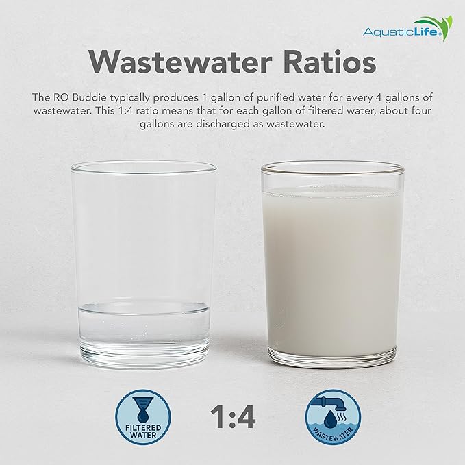 Aquatic Life RO Buddie 3-Stage Reverse Osmosis Water Filter System RO - Image 5