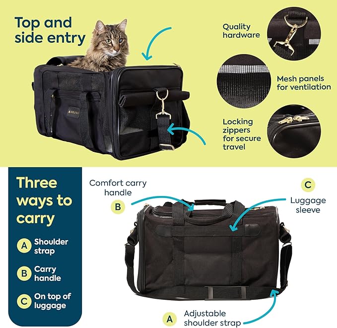 Sherpa Delta Airlines Travel Pet Carrier, Airline Approved & Guaranteed On Board - Image 4