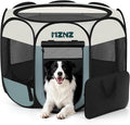 Dog Playpen, Portable Puppy Pet Crate Indoors by MZNZ