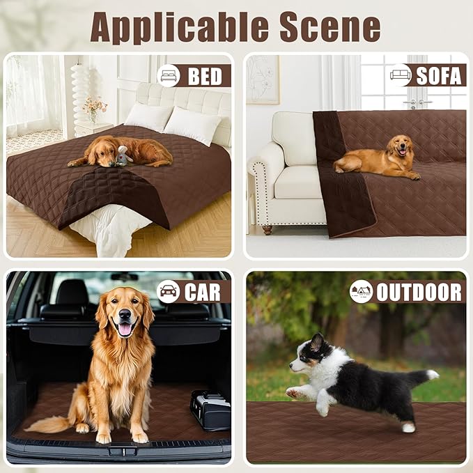 Smiry Waterproof Dog Bed Cover Blanket 40x70, Soft Reversible Pet Blanket - Image 5