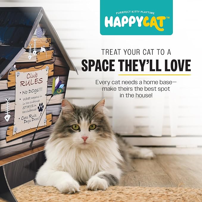 HappyCat Tree House Cat Scratcher House - Image 4