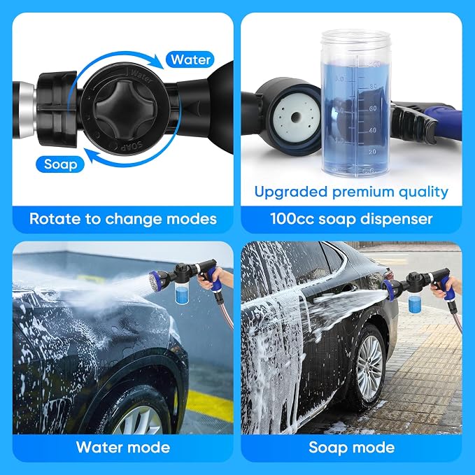 Dog Shower Attachment Water Hose Nozzle Sprayer Set - Image 7