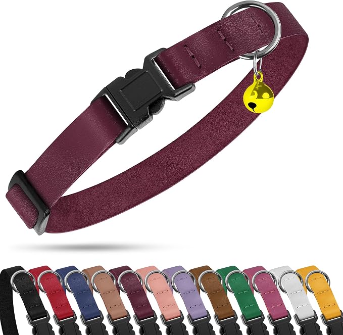 Breakaway Cat Collar with Bell by BUDKAS