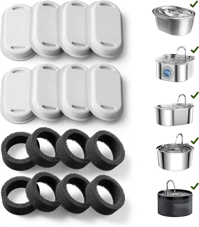 PETLIBRO 8 Packs Replacement Filters by PETLIBRO
