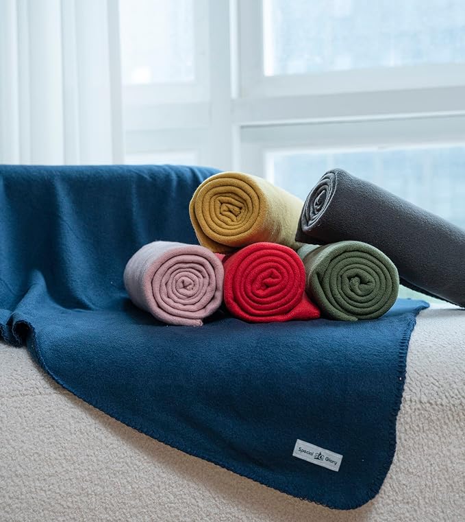 Fleece Throw Blanket Set Bulk for Travel Kids Outdoor Wedding Pet - Image 7