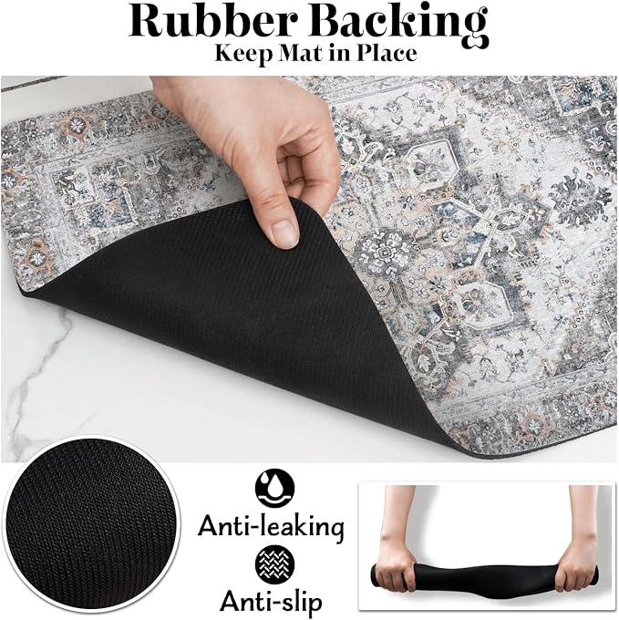 Dog Food Mats for Floors Absorbent, Pet Cat Food Mat - Image 6