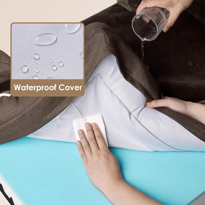 EHEYCIGA Orthopedic Dog Beds for Extra Large Dogs, Waterproof Memory Foam XXL - Image 3