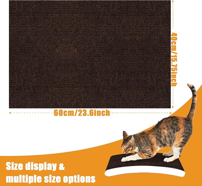 cat Scratching mat Self-Adhesive, Trimmable Furniture Protector - Image 2
