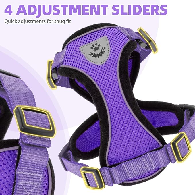 PUPTECK Cat Harness and Leash Set Escape Proof Reflective Cat Walking Harness - Image 5